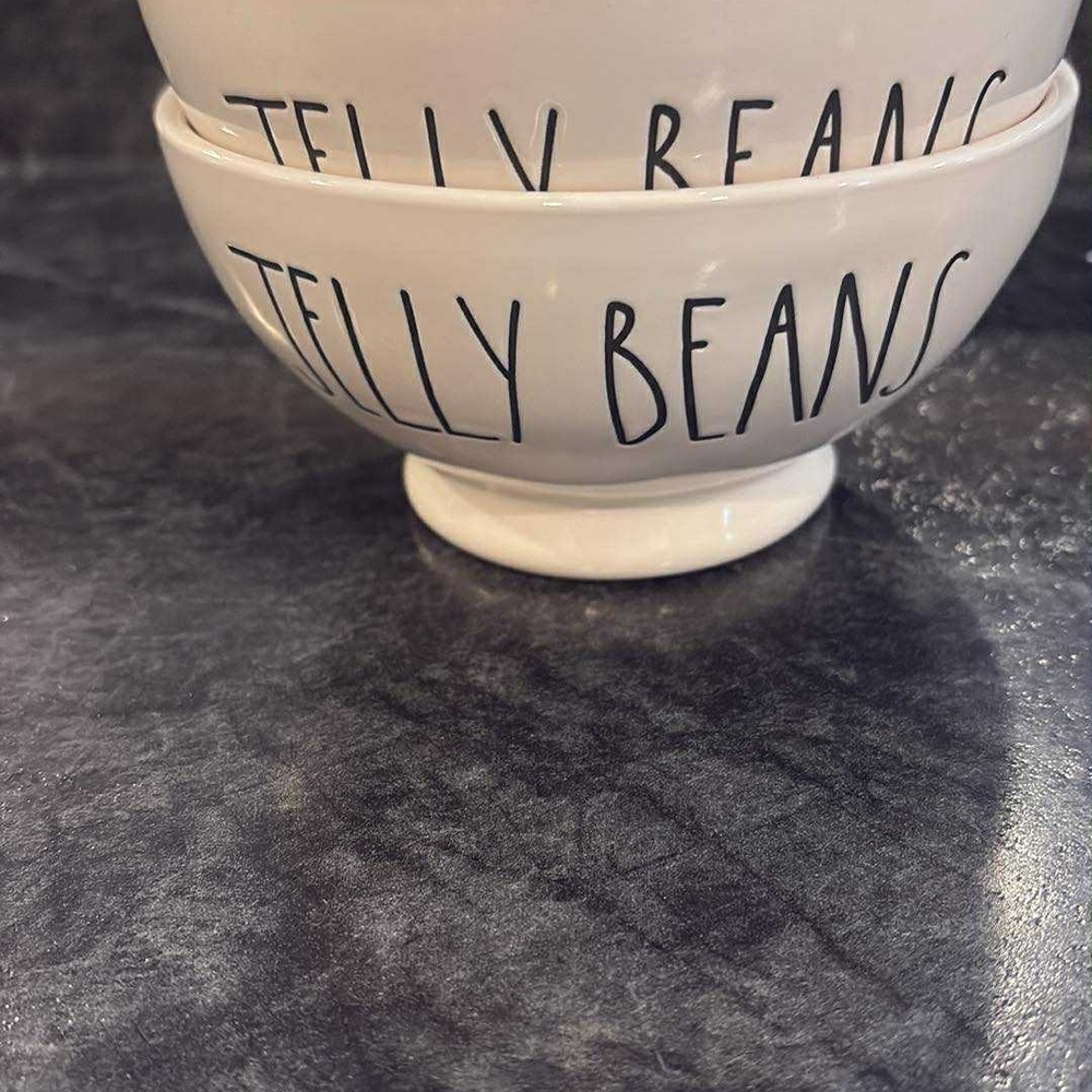 Rae Dunn White Jelly Beans Bowls